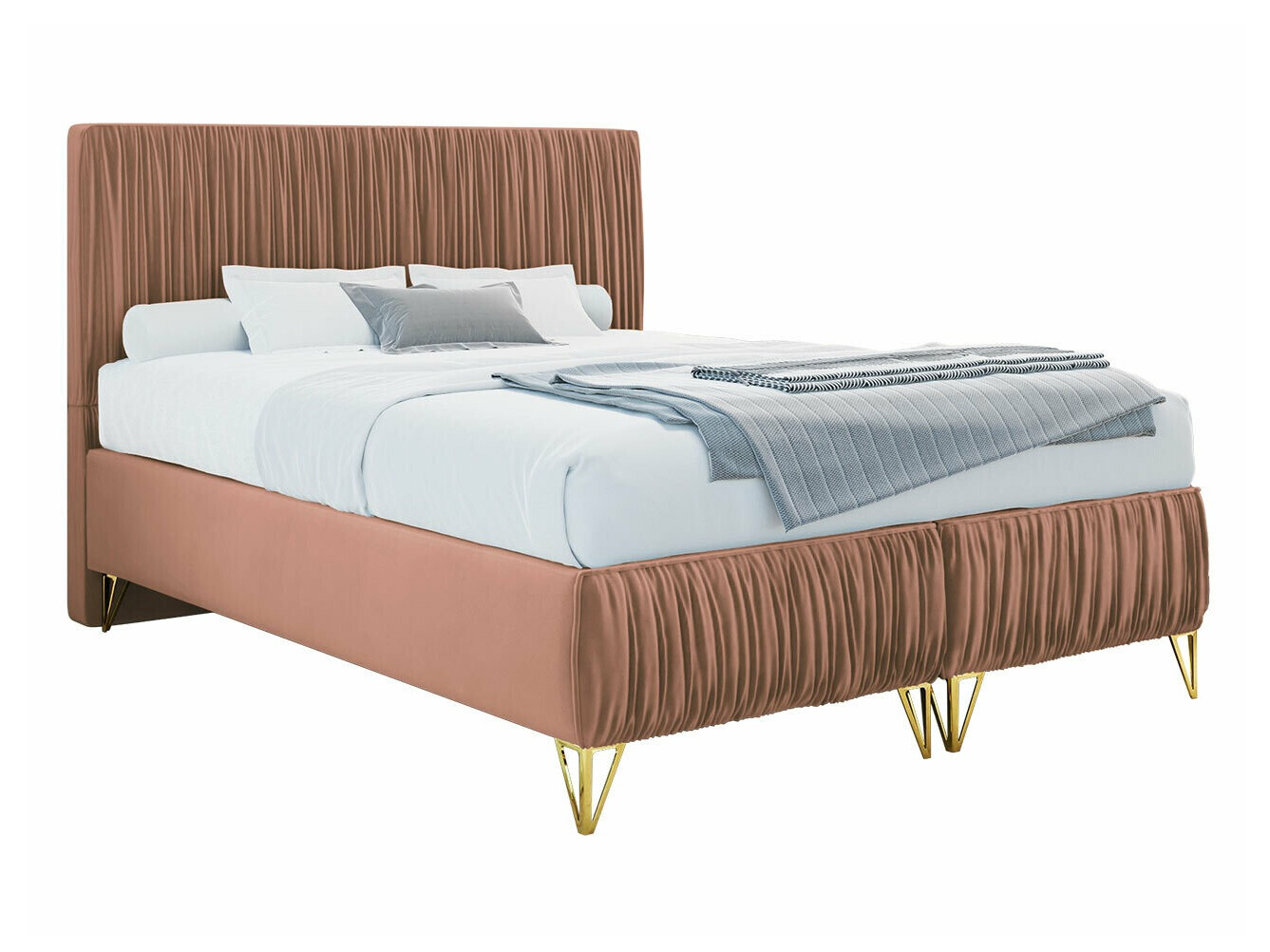 Continental bed Logan 112 (Amor Velvet 4328)