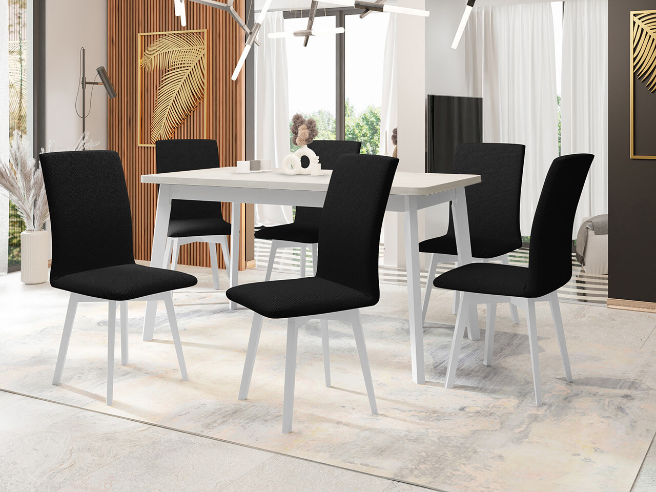 Dining set Victorville 335 (White)