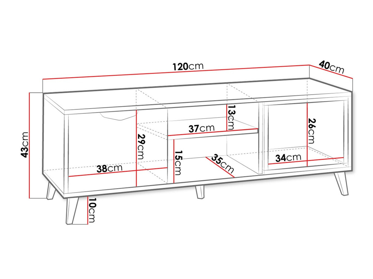 TV stand Domvera 109