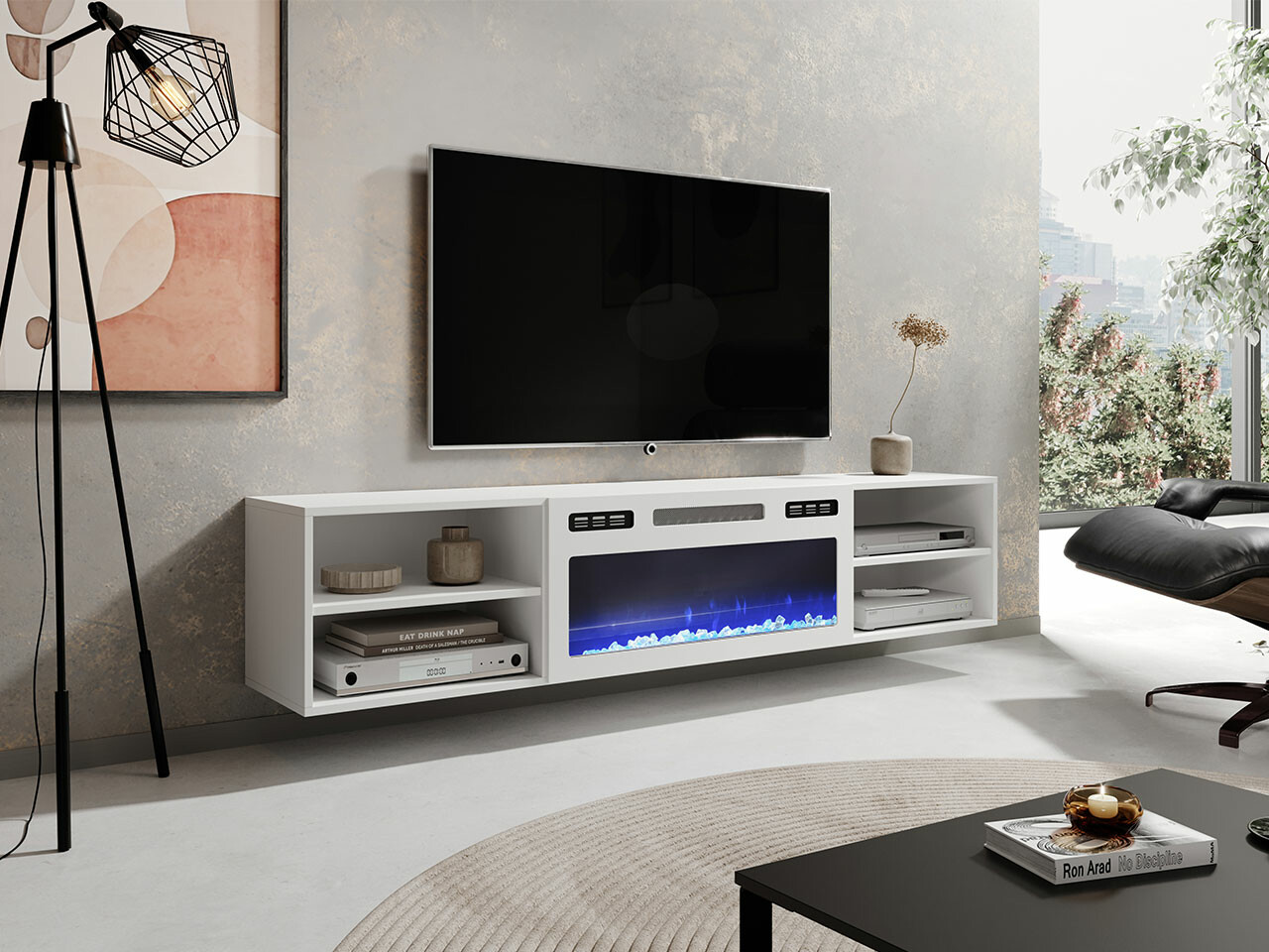 TV stand Charlotte 190 (White)