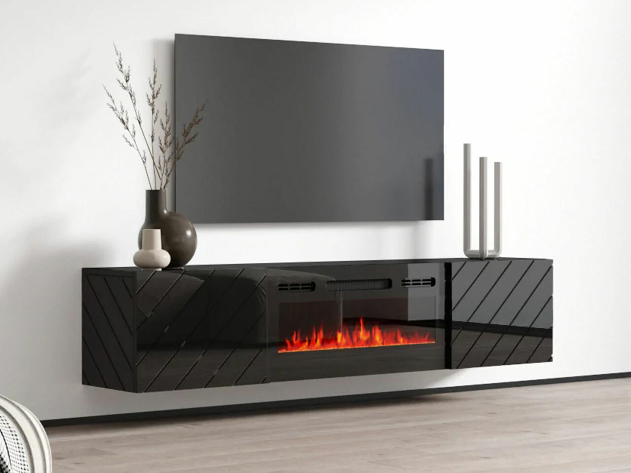TV stand Mensura (Black)