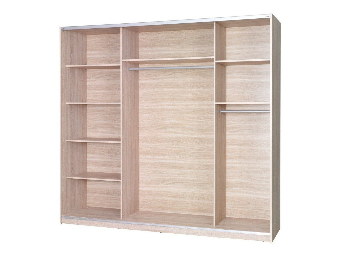 Wardrobe Murrieta 150 (San Remo oak + Grey)