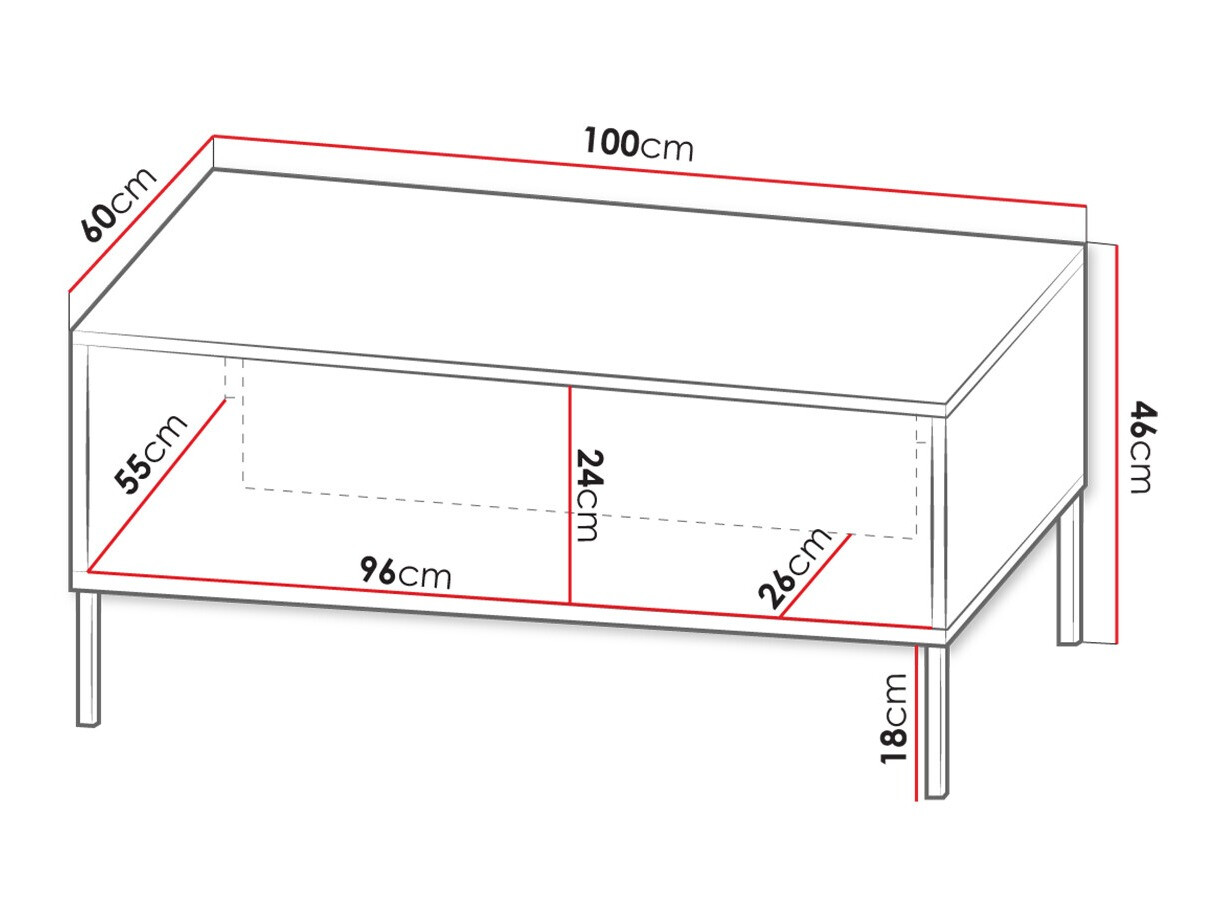 Coffee table Humanum (White)