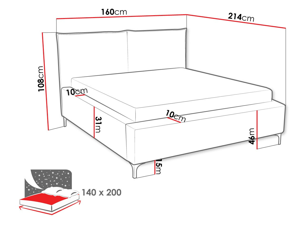 Bed Clovis 113 (Poso 14)