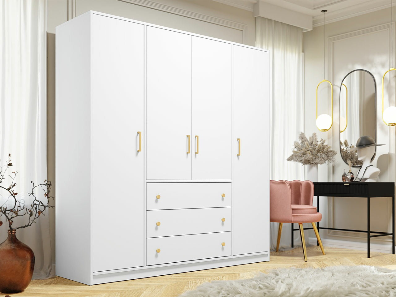 Wardrobe Musum I (White)
