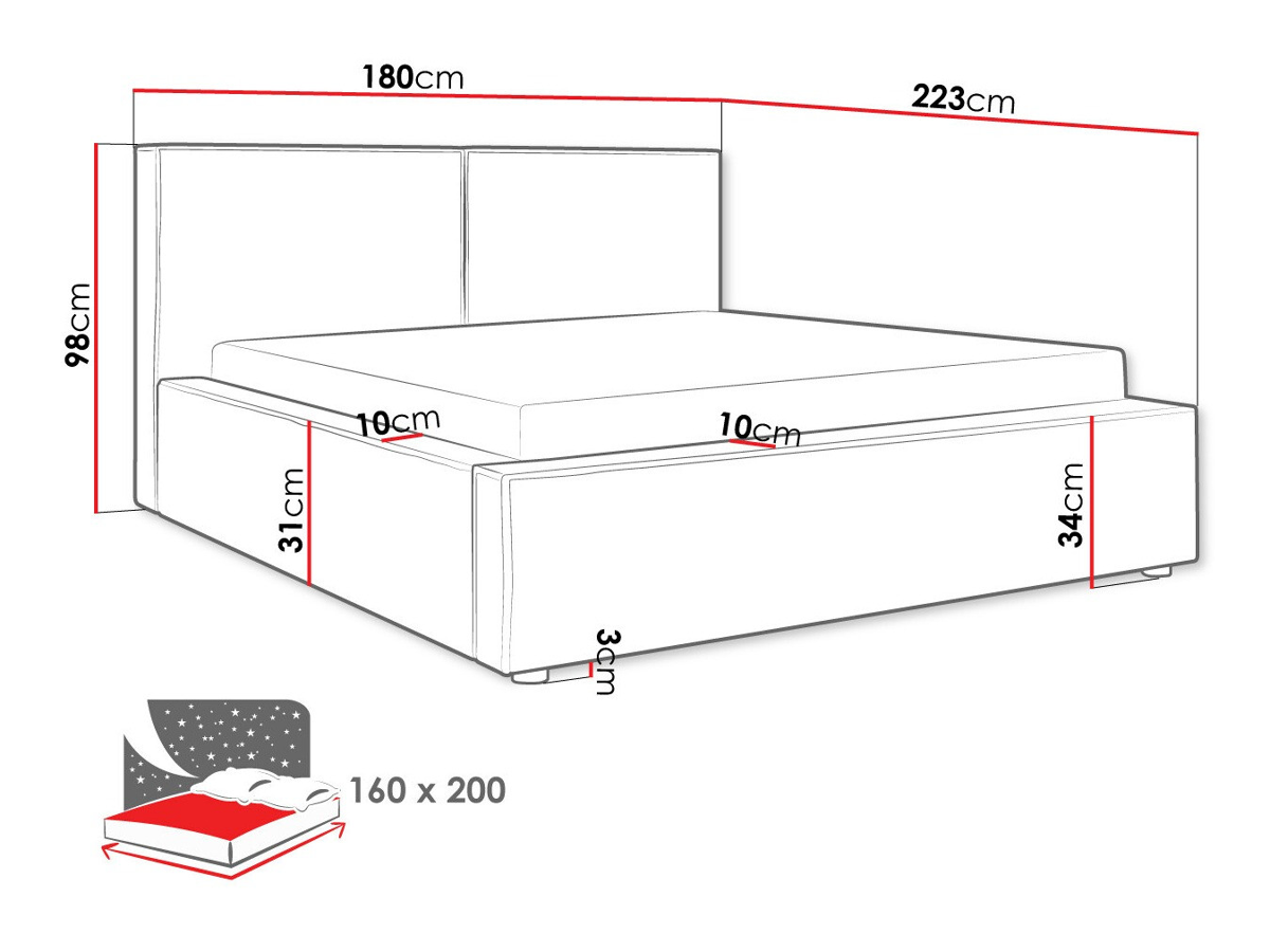 Bed TrendyNest 117 (Manila 02)