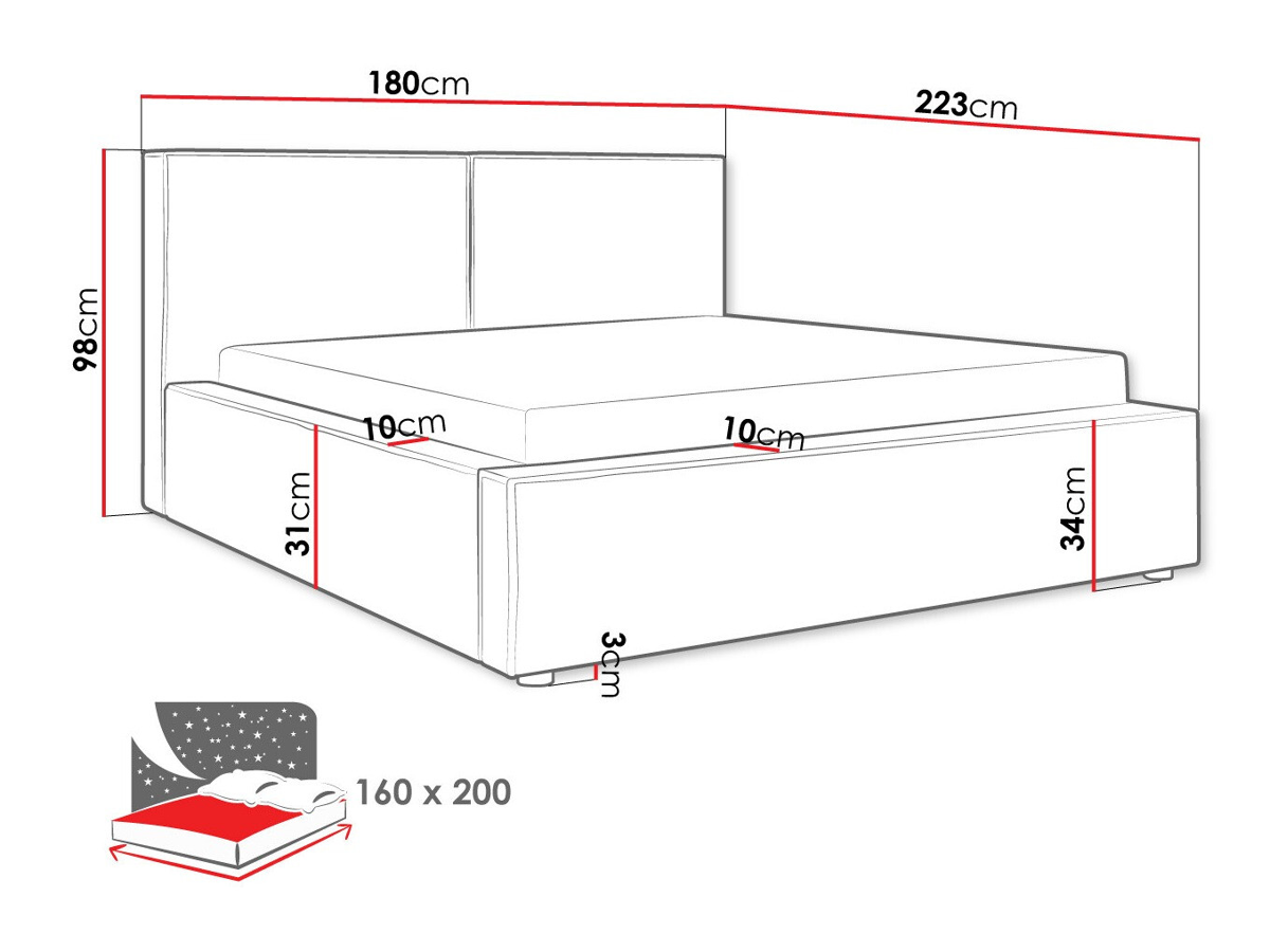 Bed TrendyNest 117 (Manila 16)