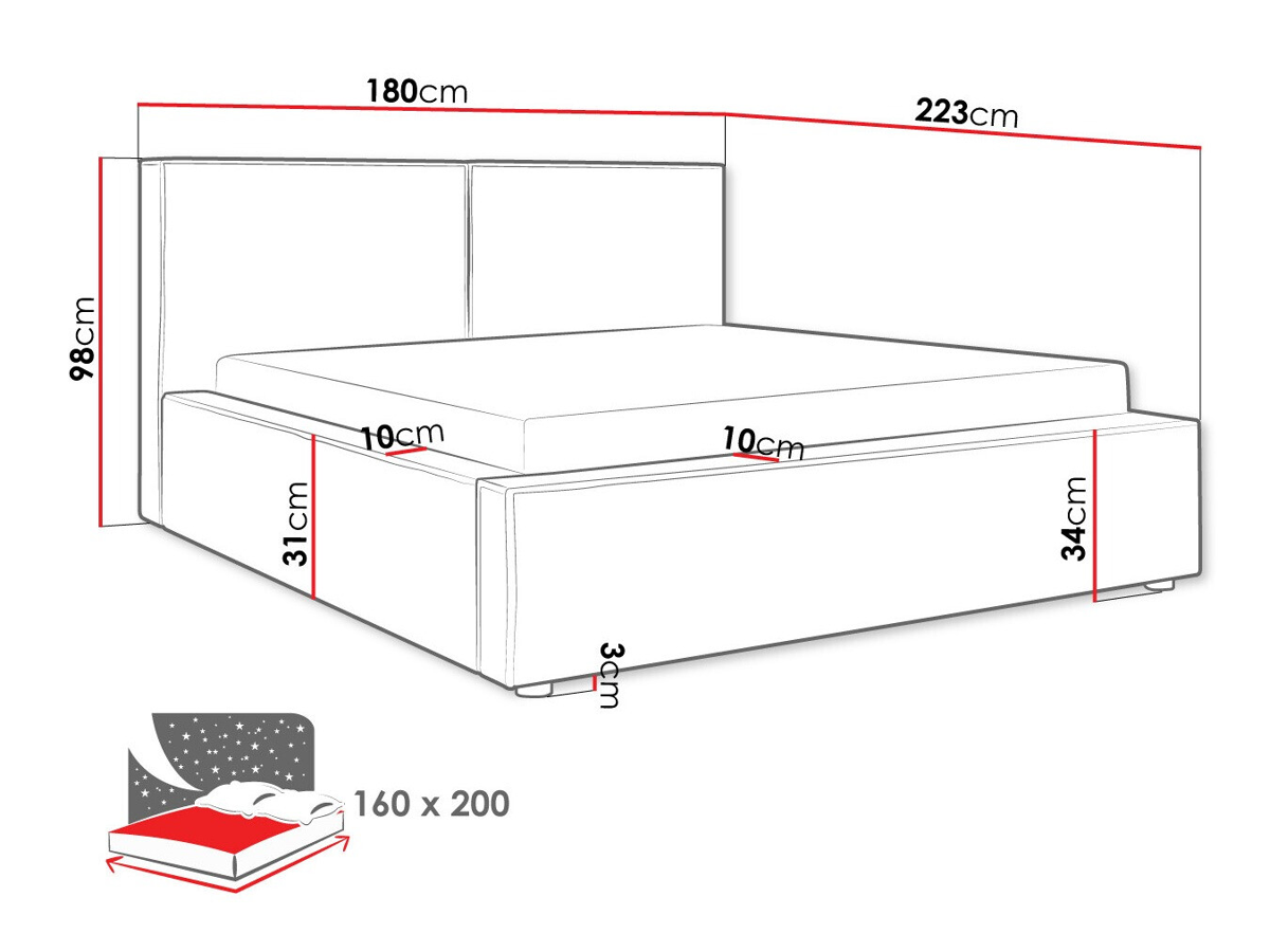 Bed TrendyNest 117 (Manila 20)