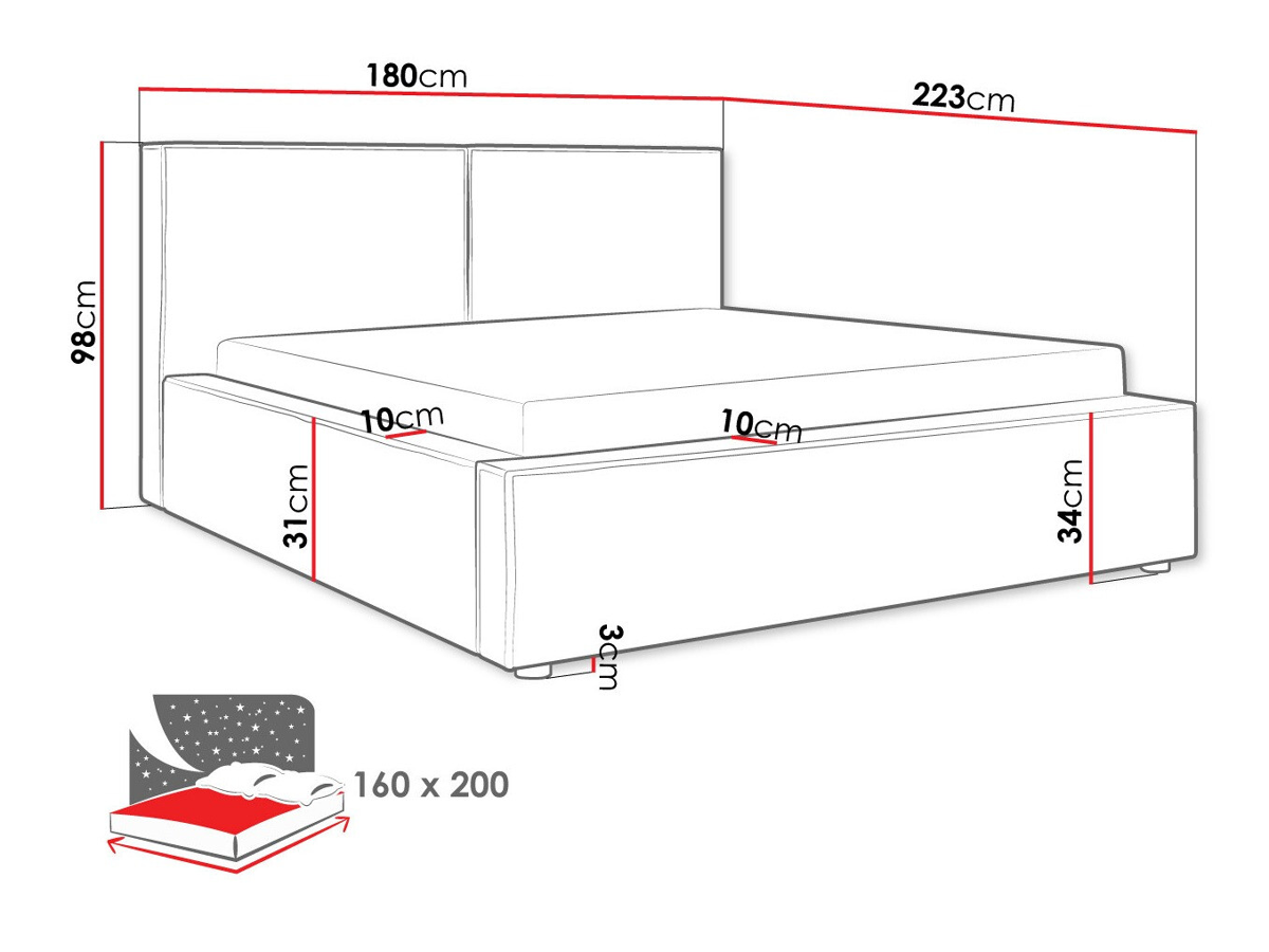 Bed TrendyNest 117 (Manila 37)