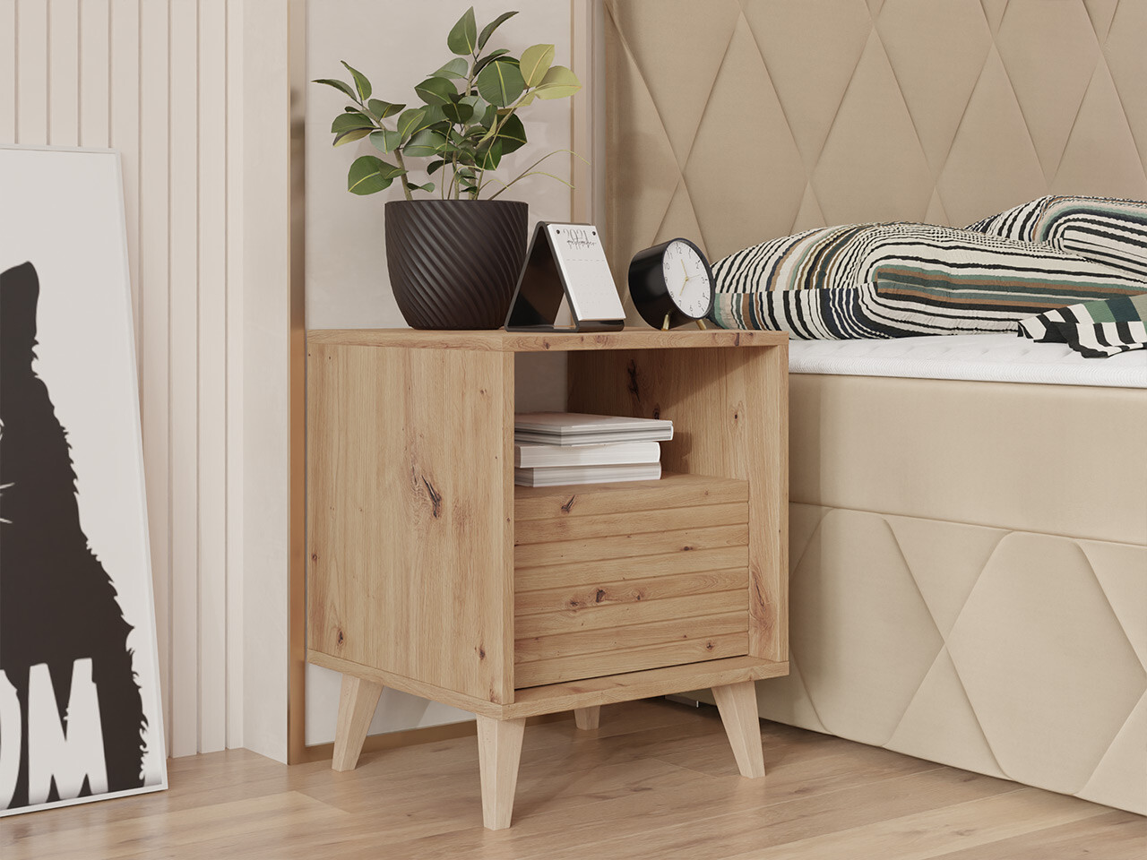Bedside table Comfivo Romtori