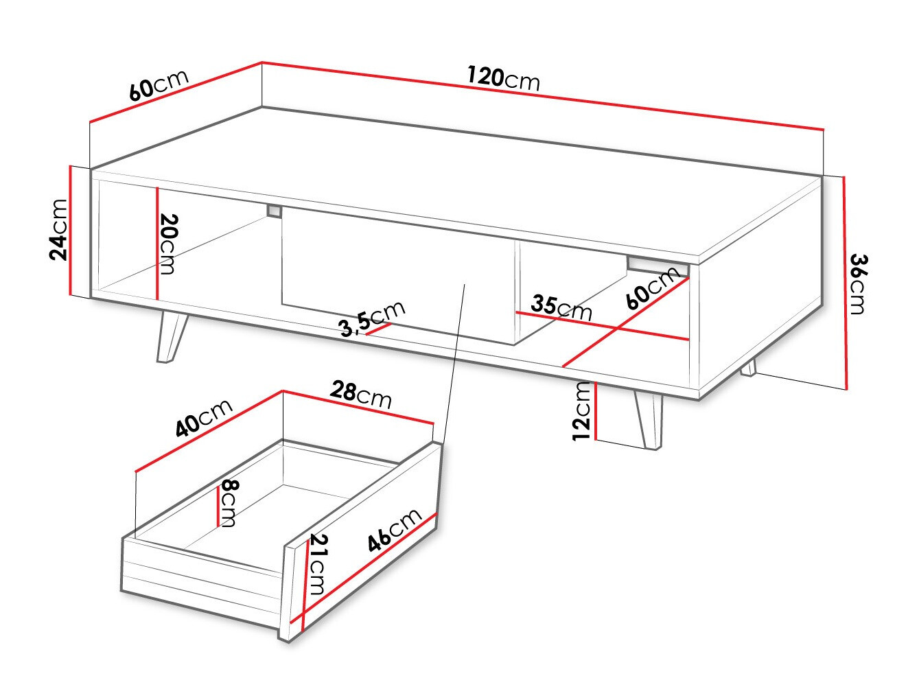 Coffee table Comfivo Romtori