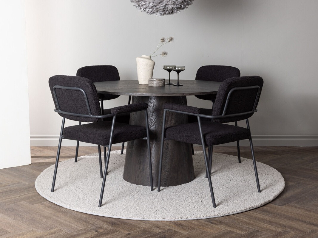 Dining set Dallas 4250 (Dark brown)