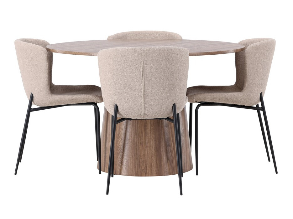 Dining set Dallas 4257 (Beige + Black)