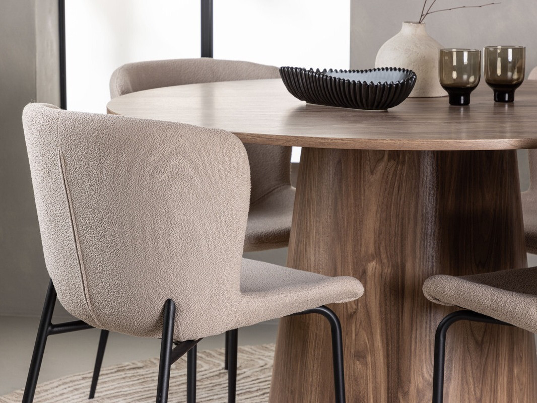 Dining set Dallas 4257 (Beige + Black)