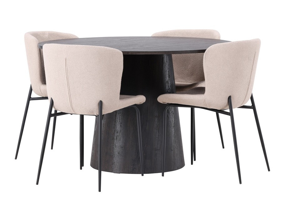 Dining set Dallas 4257 (Beige + Black)