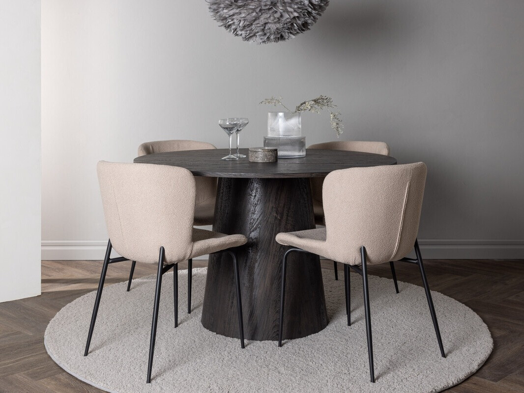 Dining set Dallas 4257 (Beige + Black)
