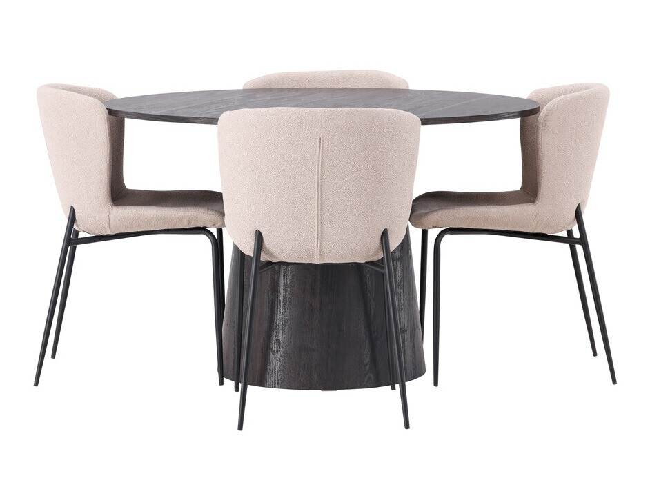 Dining set Dallas 4257 (Beige + Black)