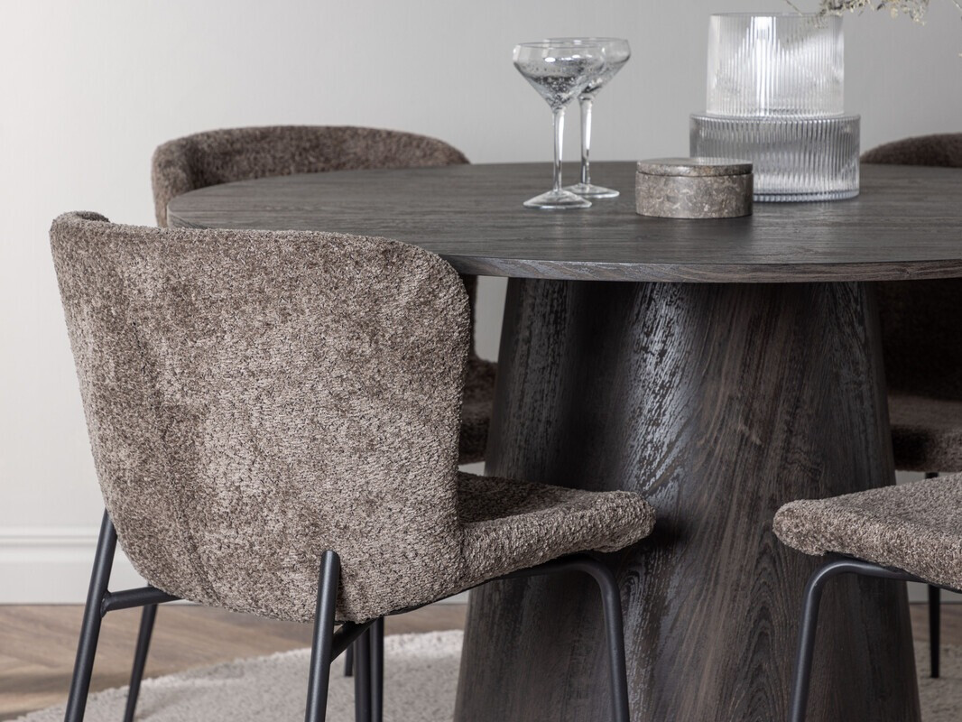 Dining set Dallas 4257 (Brown + Black)