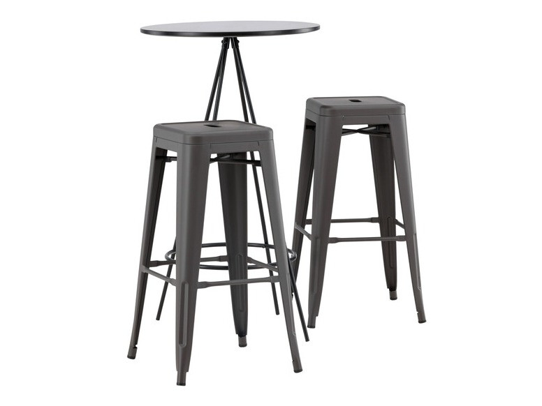 Dining set Dallas 4263 (Dark grey)