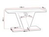 Coffee table Goodyear 128 (Glossy white + Grey)