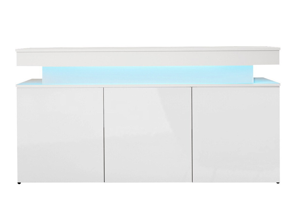 Sideboard Monfero 101 (White + Glossy white)