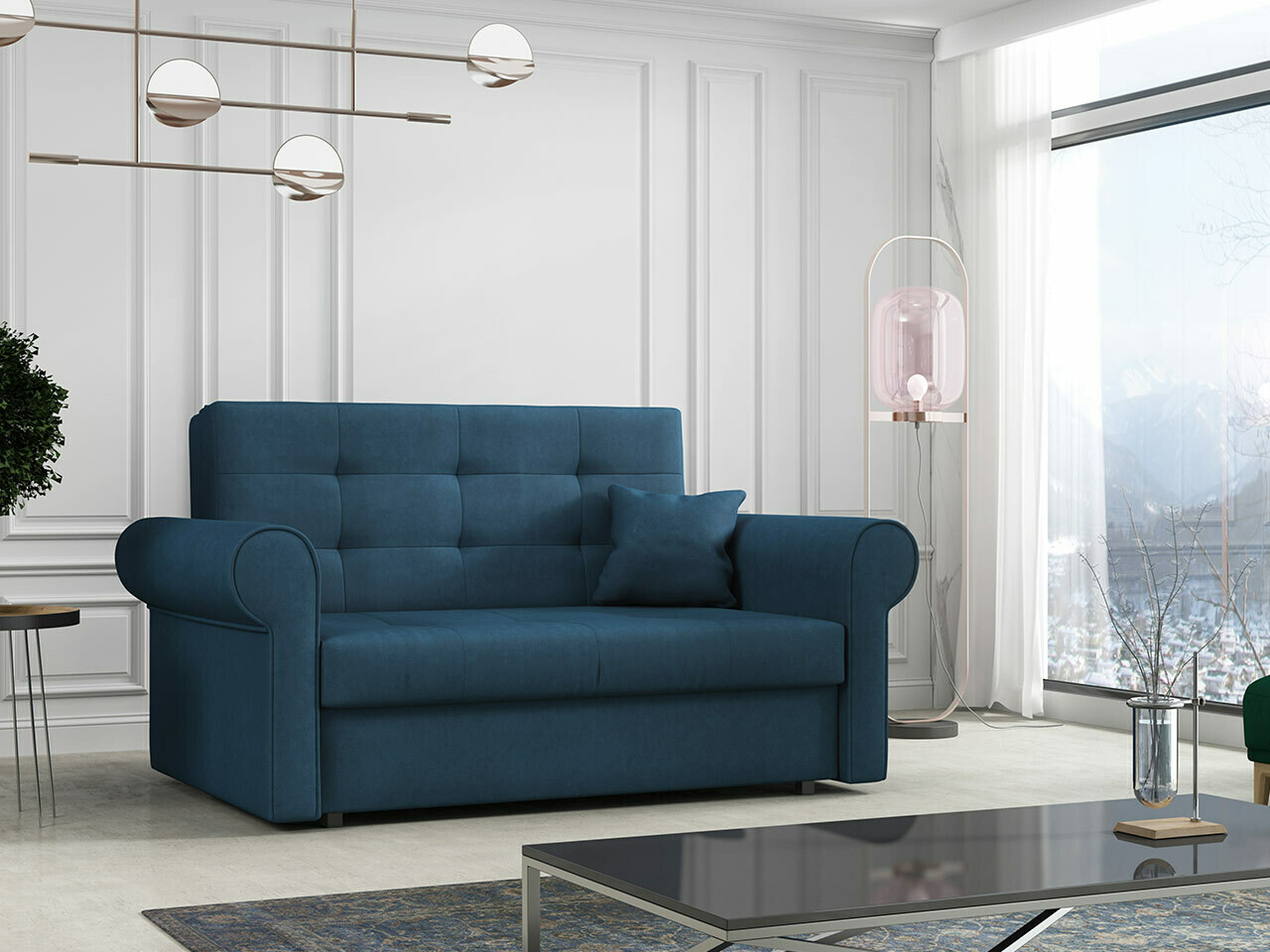 Sofa bed Columbus 128 (Mono 241)