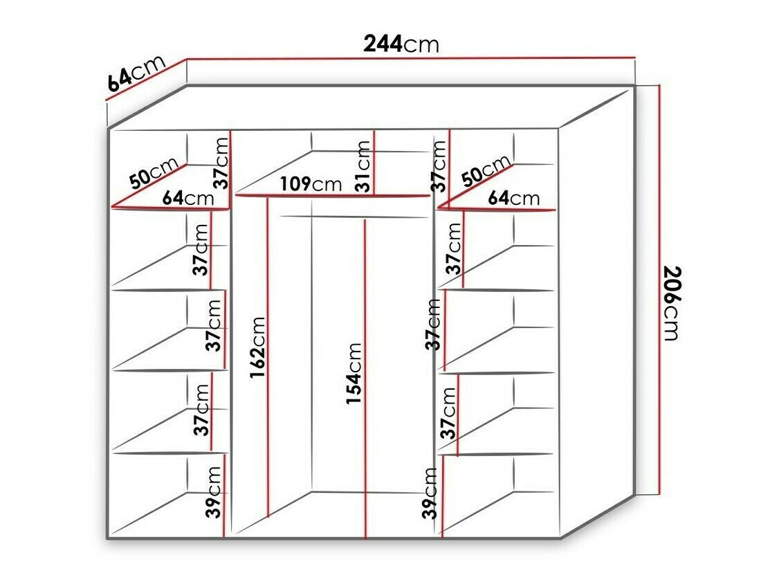Wardrobe Murrieta 173