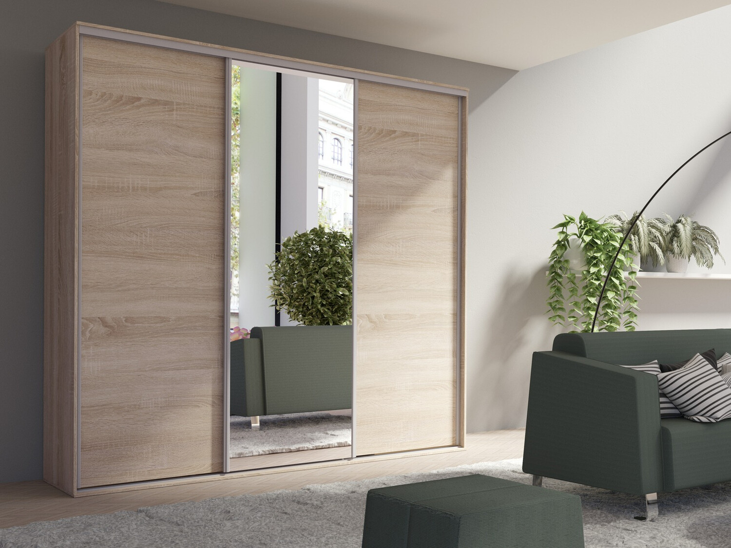 Wardrobe Murrieta 145 (Sonoma oak)