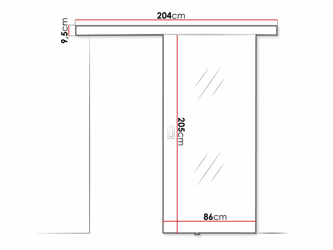 Sliding door Dover 206