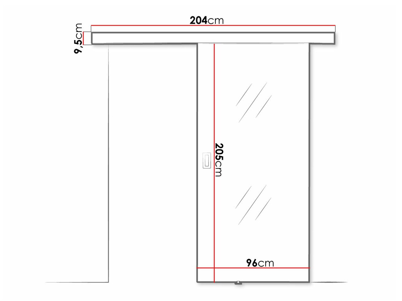 Sliding door Dover 207