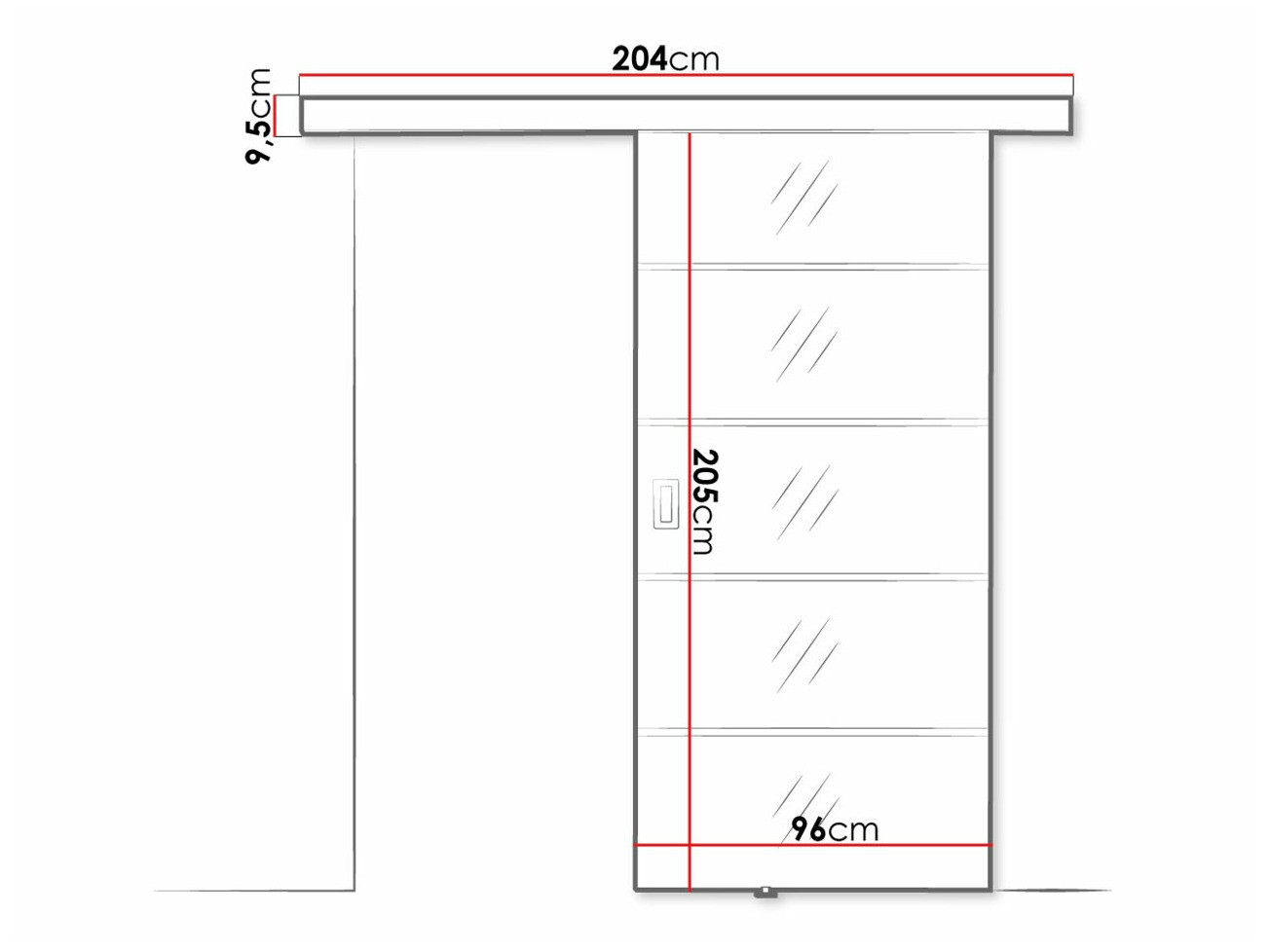 Sliding door Dover 211