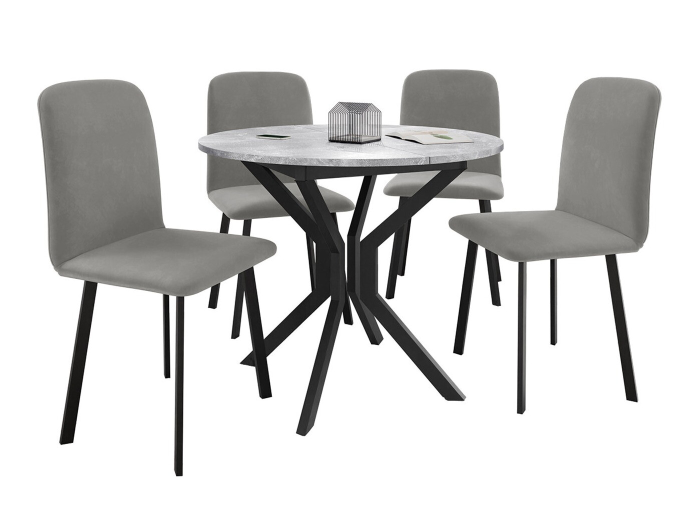 Dining set Edmond 118 (Amor Velvet 4318)