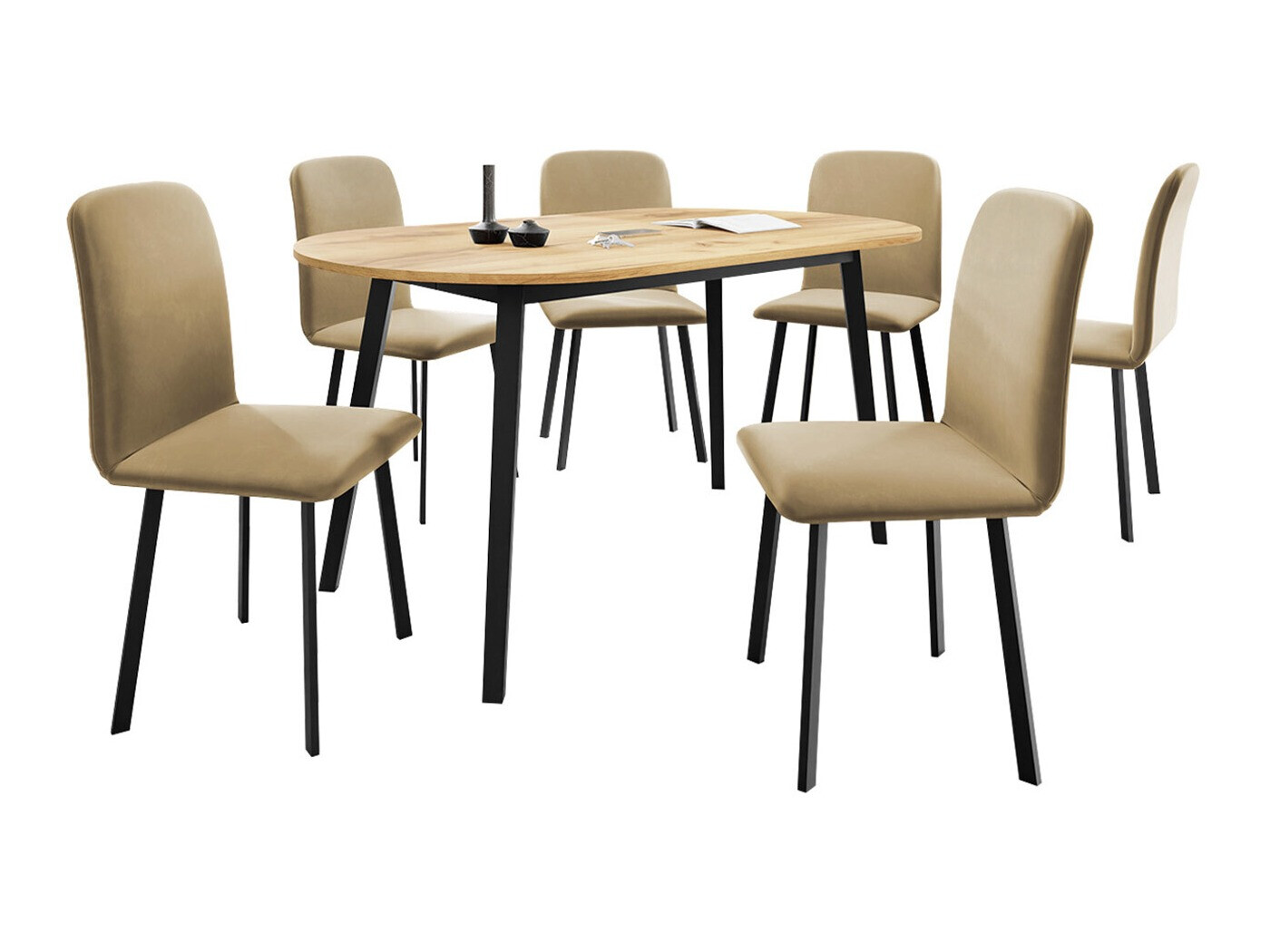 Dining set Edmond 121 (Amor Velvet 4302)