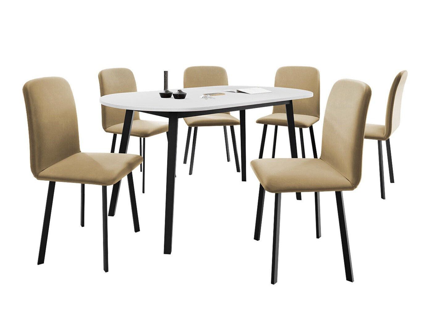 Dining set Edmond 121 (Amor Velvet 4302)