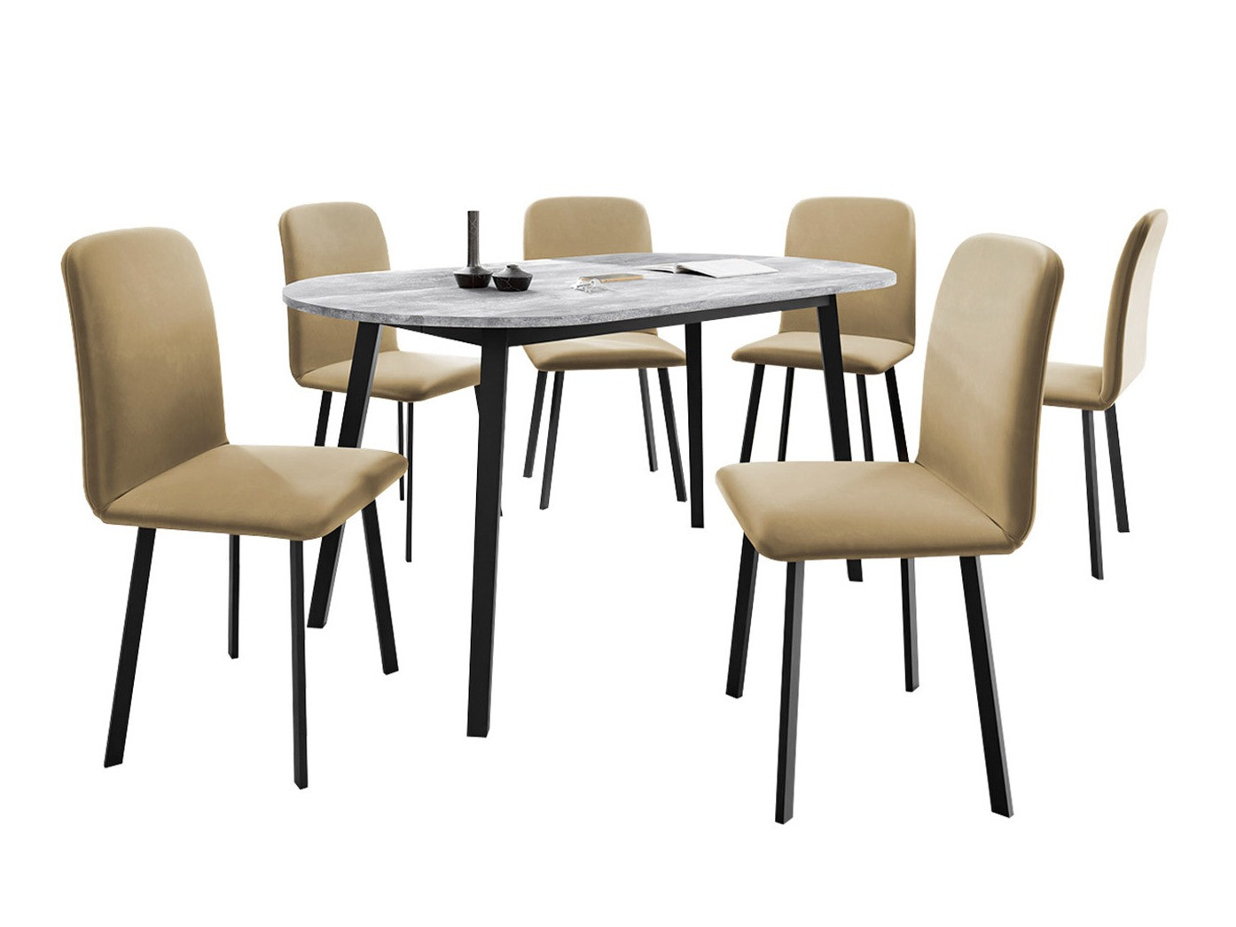 Dining set Edmond 121 (Amor Velvet 4302)