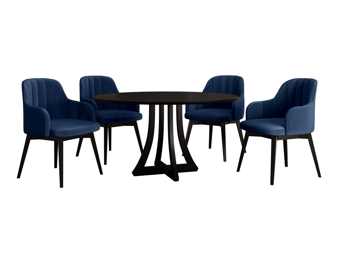 Dining set Racine 128 (Black)