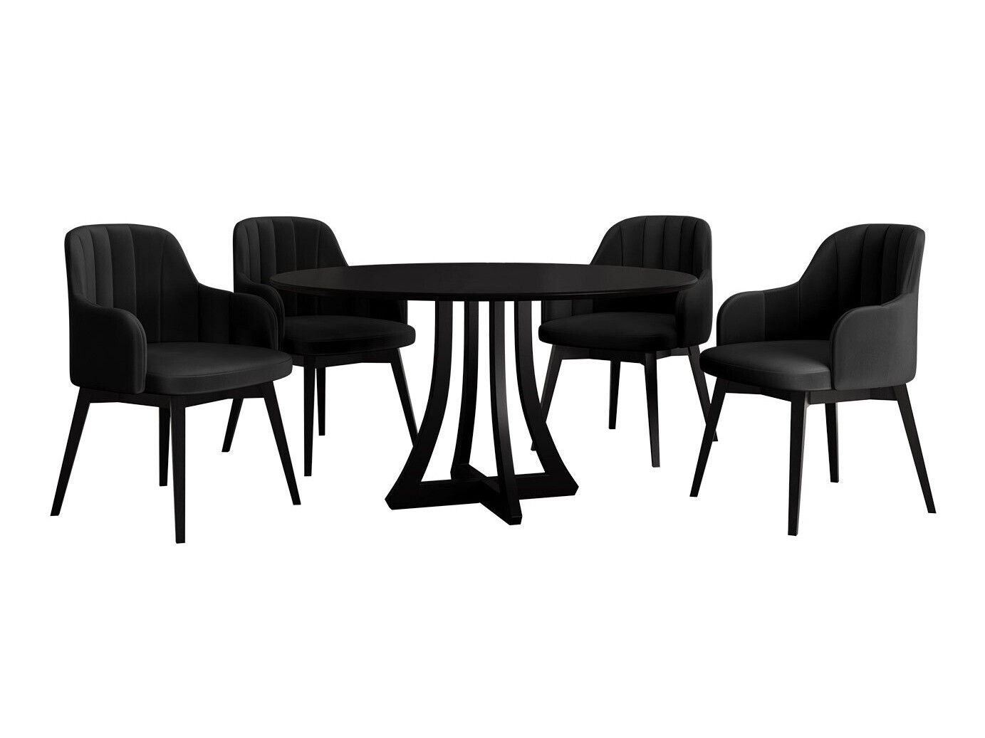 Dining set Racine 137 (Black)