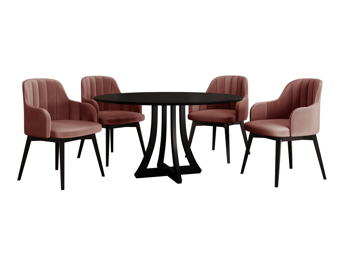 Dining set Racine 137 (Black)