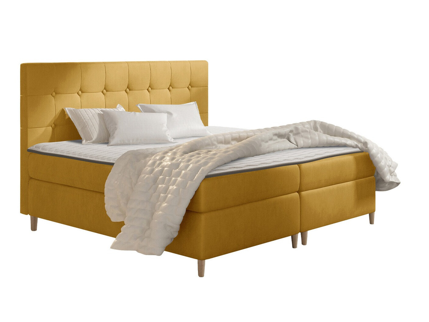 Continental bed Baltimore 130 (Magic Velvet 2215)