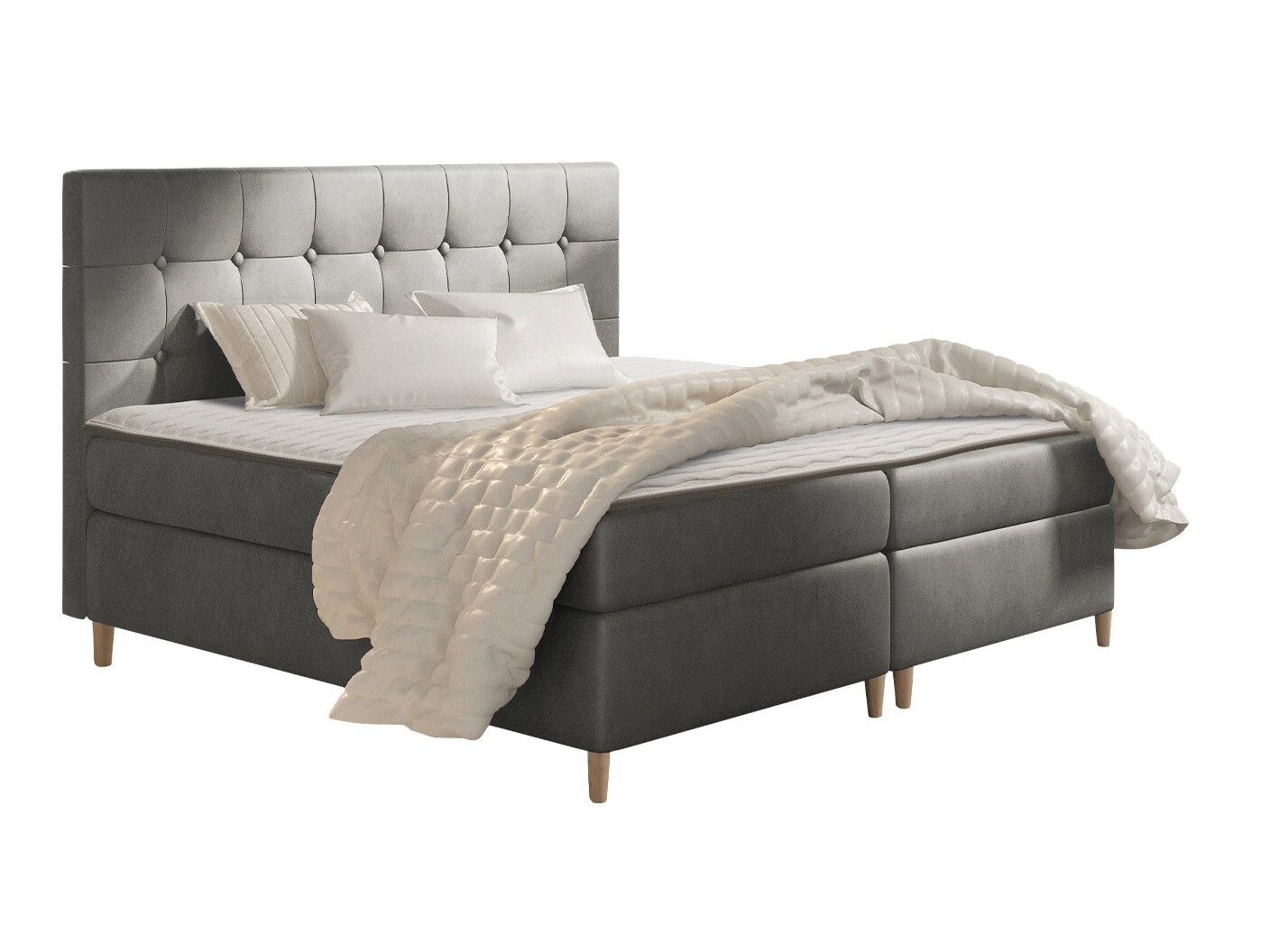 Continental bed Baltimore 130 (Magic Velvet 2217)