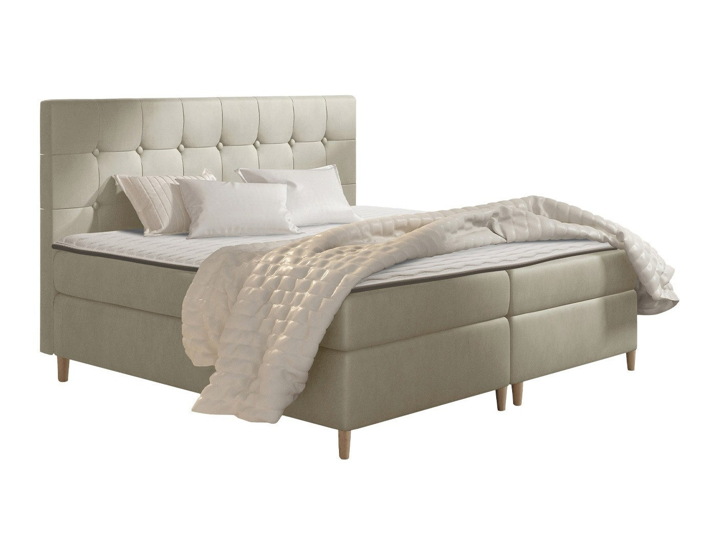 Continental bed Caseus (Magic Velvet 2201)