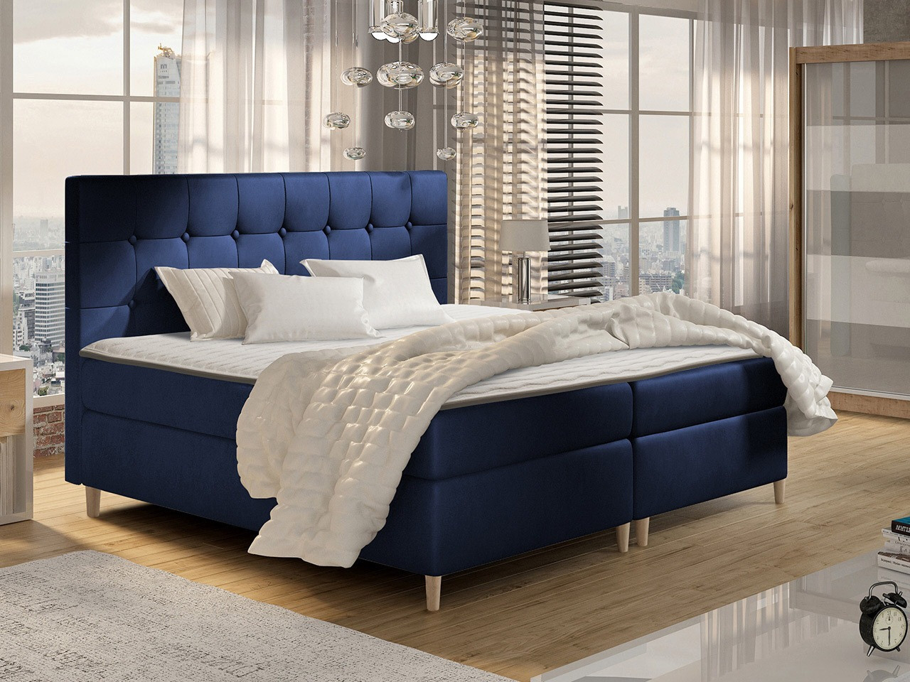 Continental bed Caseus (Magic Velvet 2216)