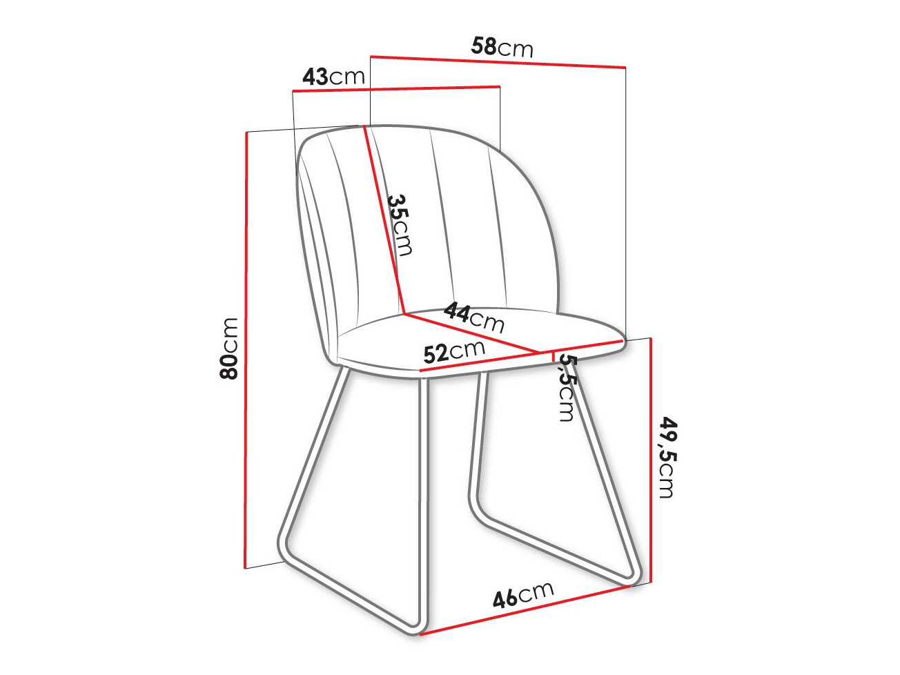 Chair Comfivo Passer I (Magic Velvet 2216)