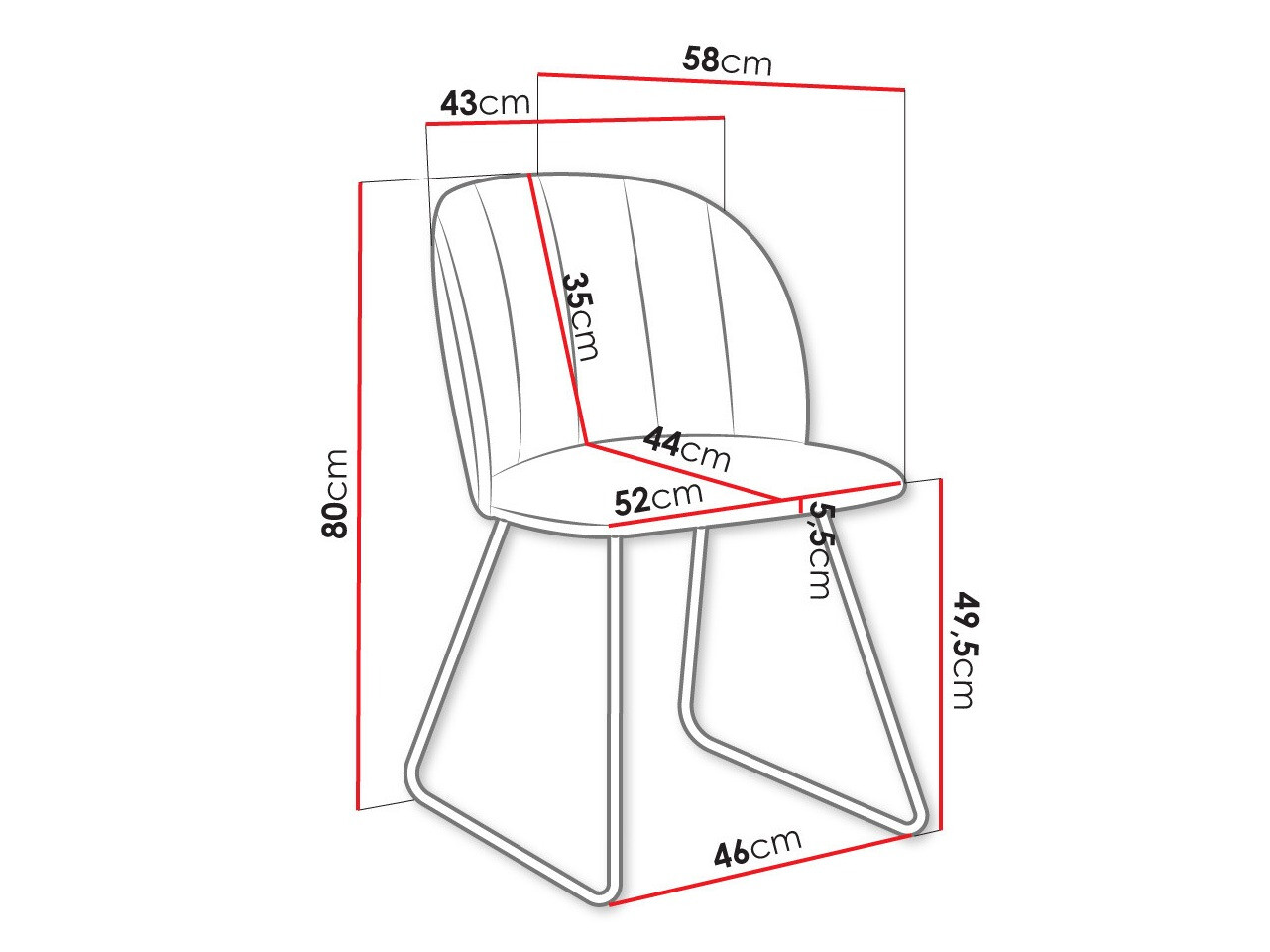 Chair Comfivo Passer I (Magic Velvet 2217)