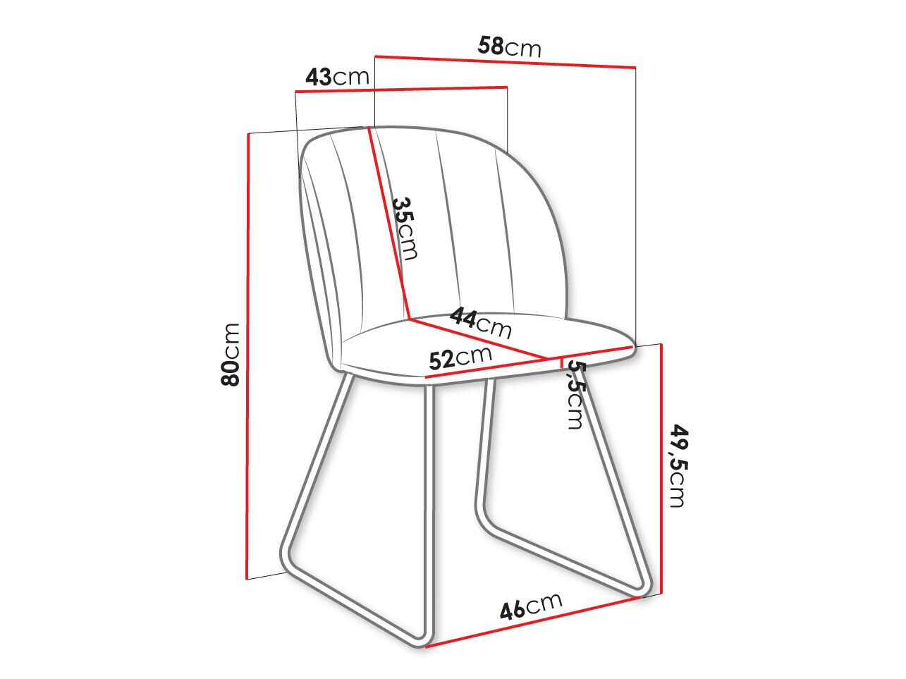 Chair Comfivo Passer I (Magic Velvet 2219)
