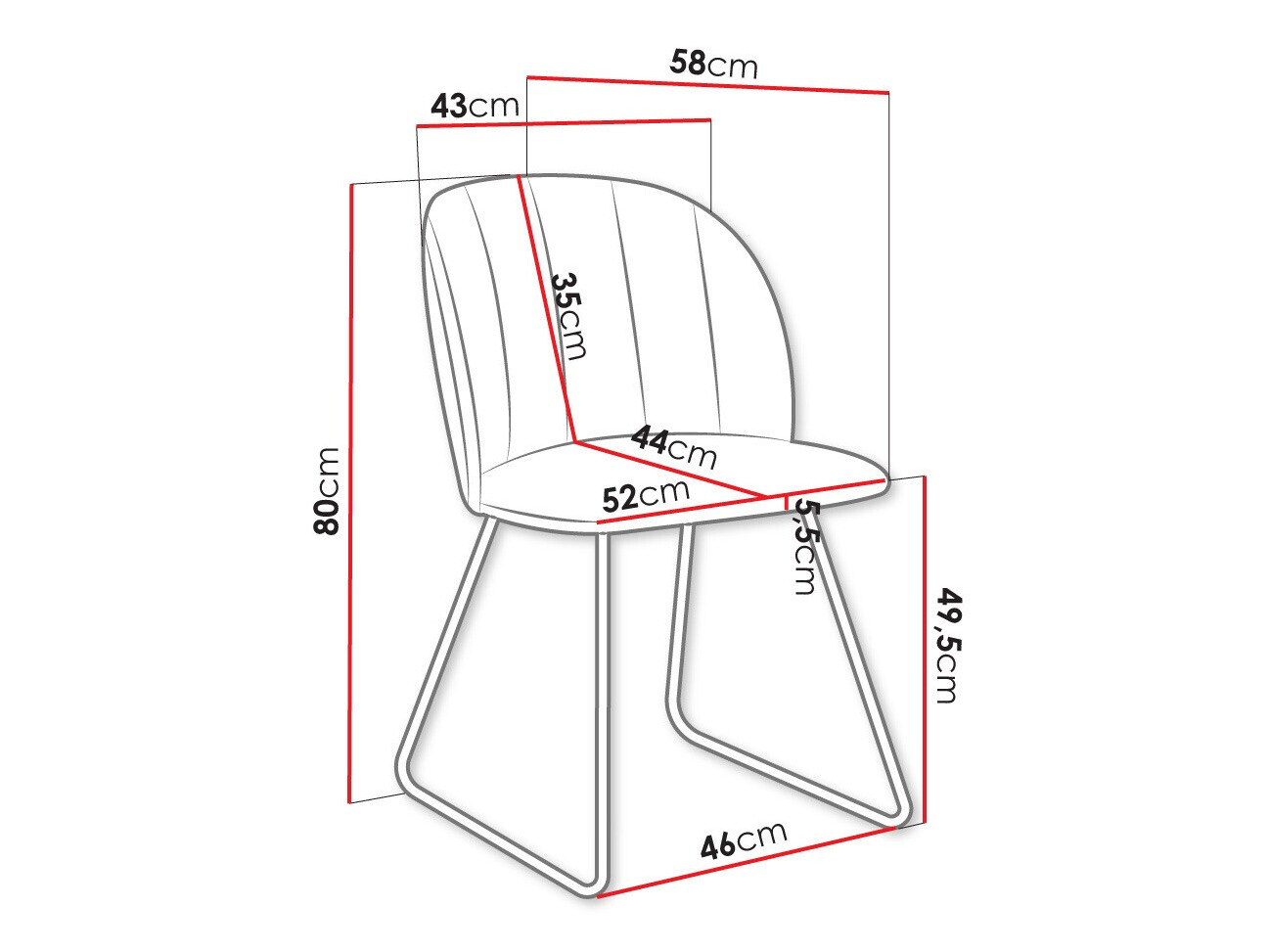 Chair Comfivo Passer I (Magic Velvet 2225)