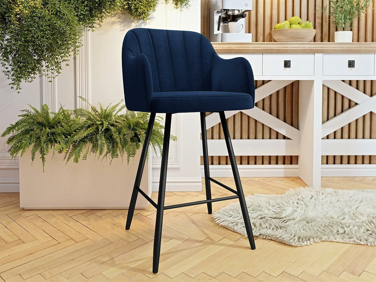 Bar stool Comfivo Anser I (Magic Velvet 2216)