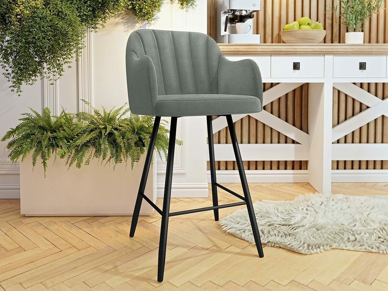 Bar stool Comfivo Anser I (Magic Velvet 2217)