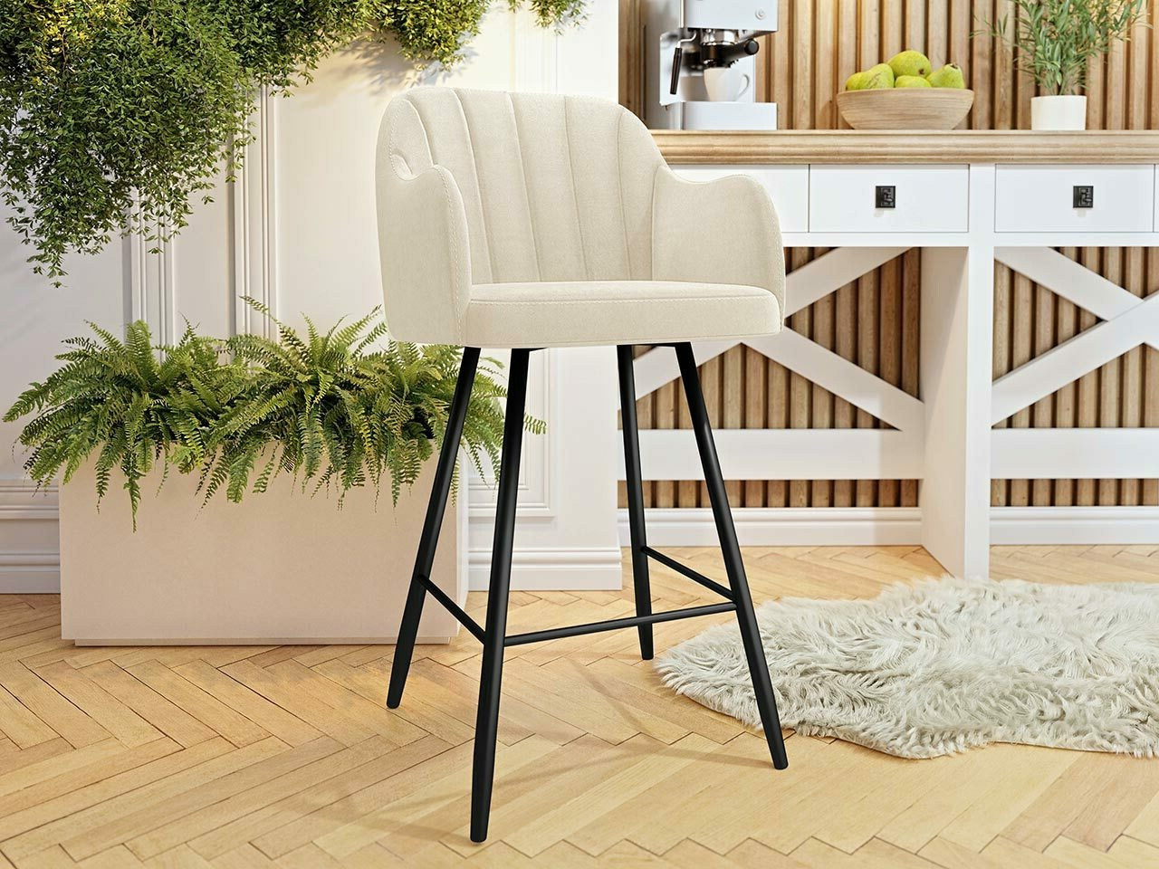 Bar stool Comfivo Anser I (Magic Velvet 2250)