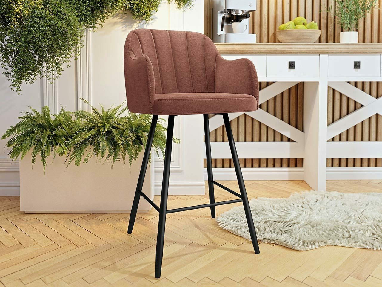 Bar stool Comfivo Anser I (Magic Velvet 2258)